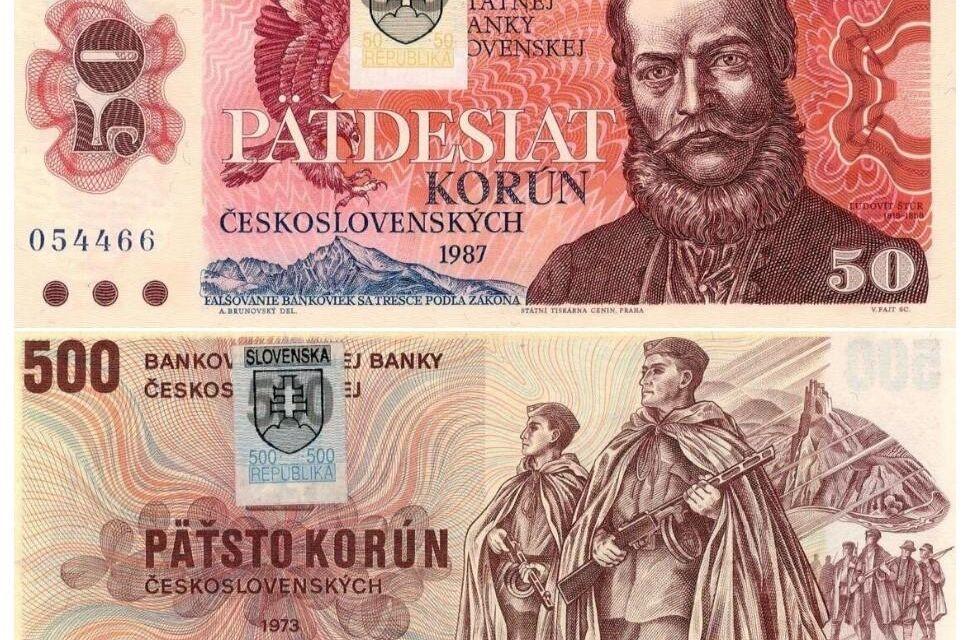 Slovenské a české bankovky